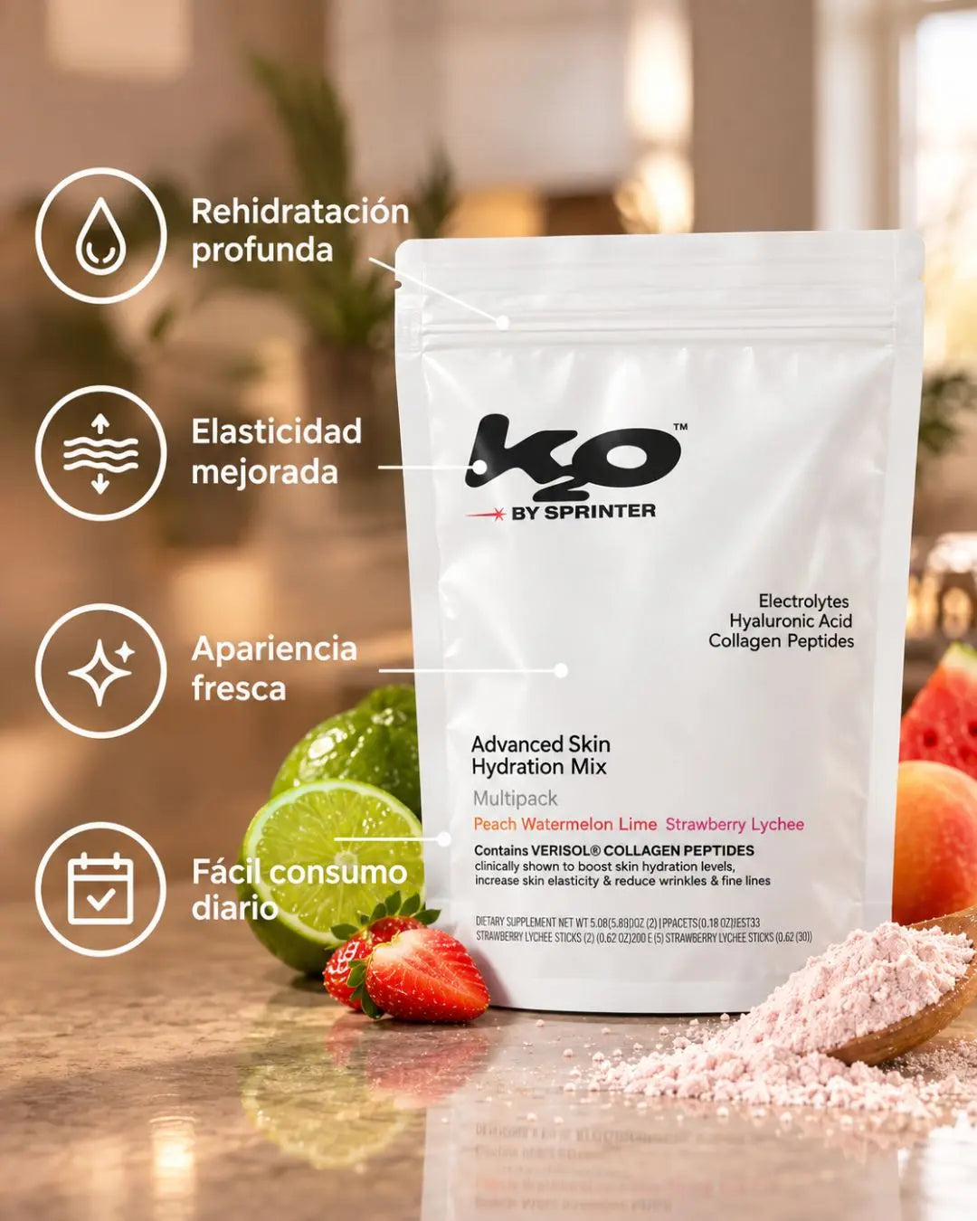 K2o Hidratación para la piel